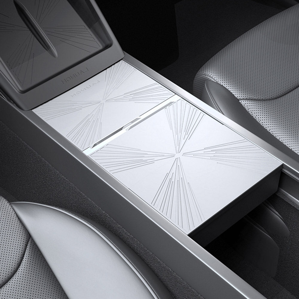 EVAAM® Silicone Center Console Protective Mat for Tesla Model Y Juniper 2025+/Model 3 Highland 2024+ - EVAAM