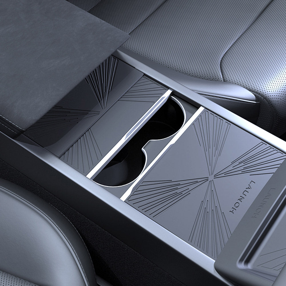 EVAAM® Silicone Center Console Protective Mat for Tesla Model Y Juniper 2025+/Model 3 Highland 2024+ - EVAAM