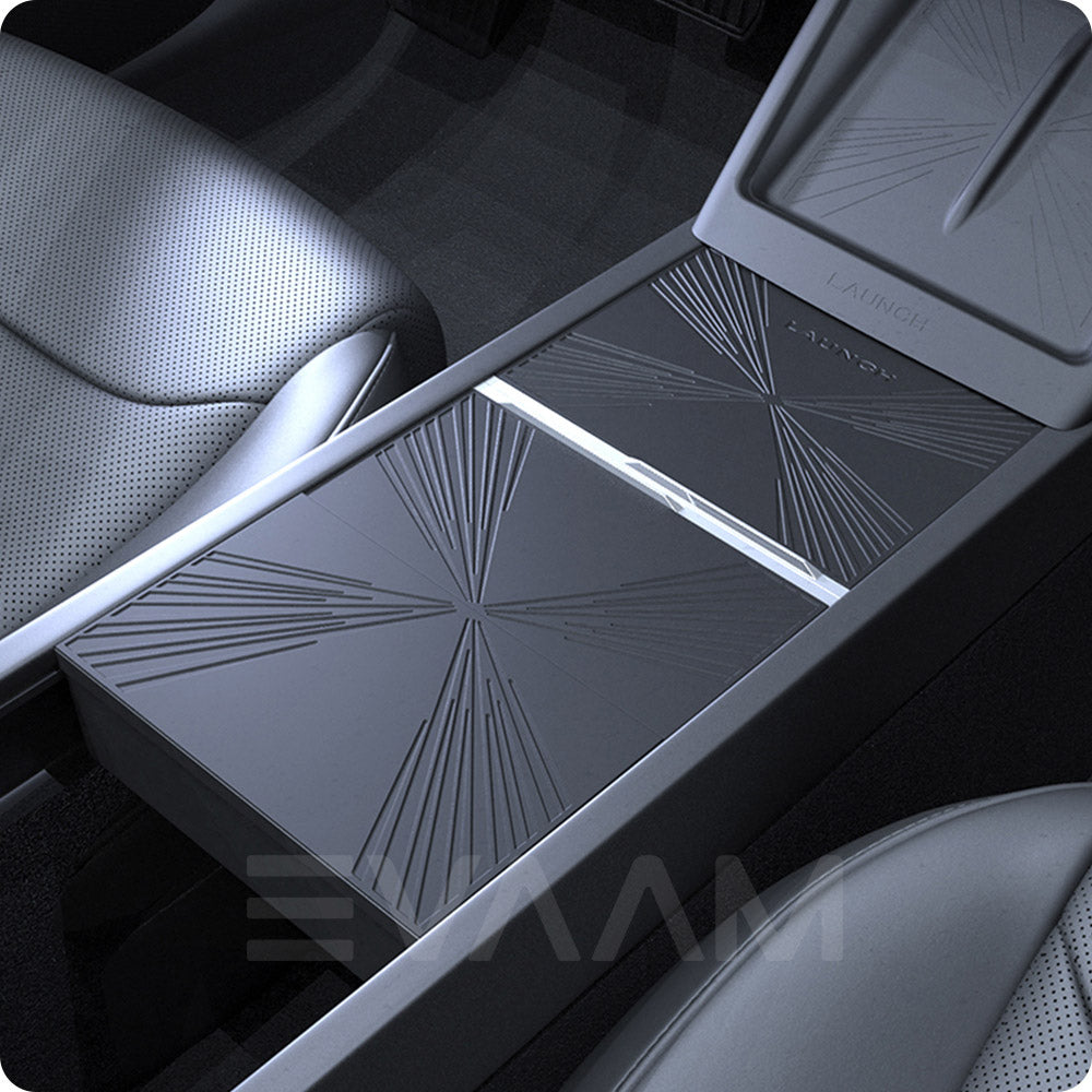 EVAAM® Silicone Center Console Protective Mat for Tesla Model Y Juniper 2025+/Model 3 Highland 2024+ - EVAAM