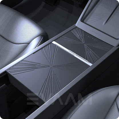 EVAAM® Silicone Center Console Protective Mat for Tesla Model Y Juniper 2025+/Model 3 Highland 2024+ - EVAAM