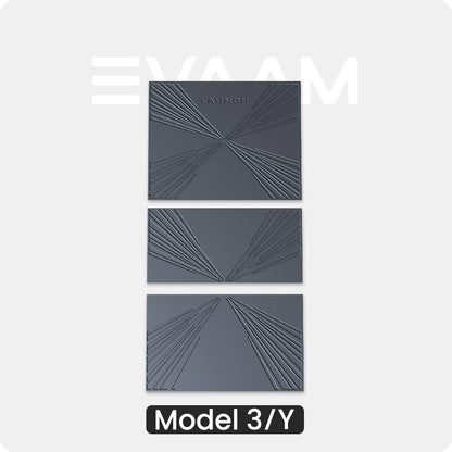 EVAAM® Silicone Center Console Protective Mat for Tesla Model Y Juniper 2025+/Model 3 Highland 2024+ - EVAAM