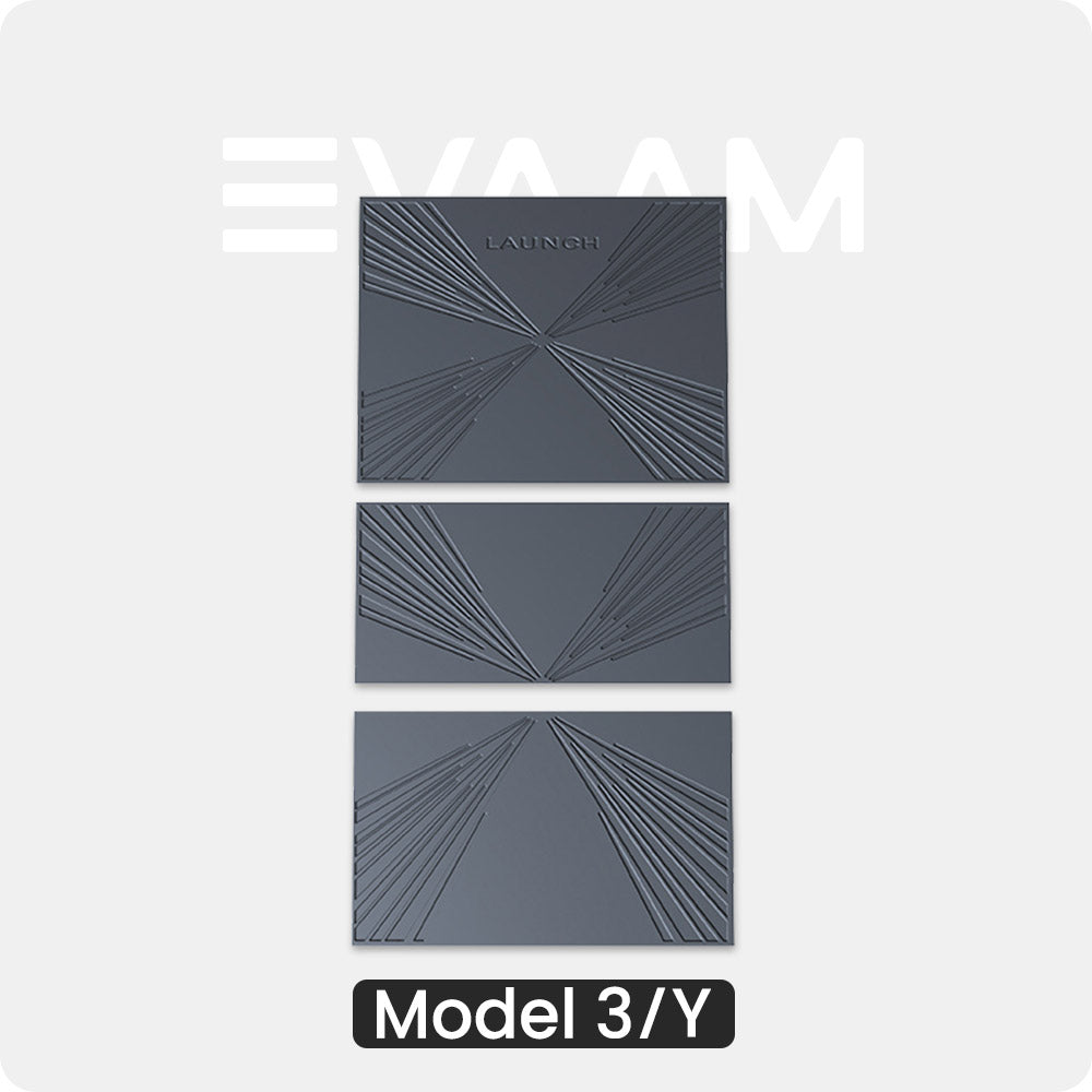 EVAAM® Silicone Center Console Protective Mat for Tesla Model Y Juniper 2025+/Model 3 Highland 2024+