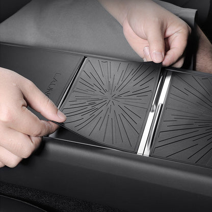 EVAAM® Silicone Center Console Protective Mat for Tesla Model Y Juniper 2025+/Model 3 Highland 2024+ - EVAAM