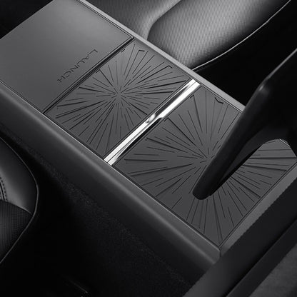 EVAAM® Silicone Center Console Protective Mat for Tesla Model Y Juniper 2025+/Model 3 Highland 2024+ - EVAAM
