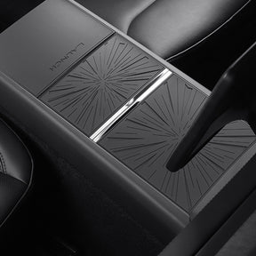 EVAAM® Silicone Center Console Protective Mat for Tesla Model Y Juniper 2025+/Model 3 Highland 2024+