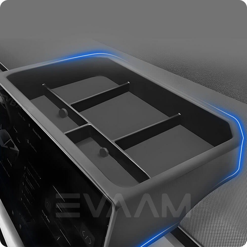 EVAAM® Silicone Screen Storage Box Dash Organizer for Cybertruck - EVAAM