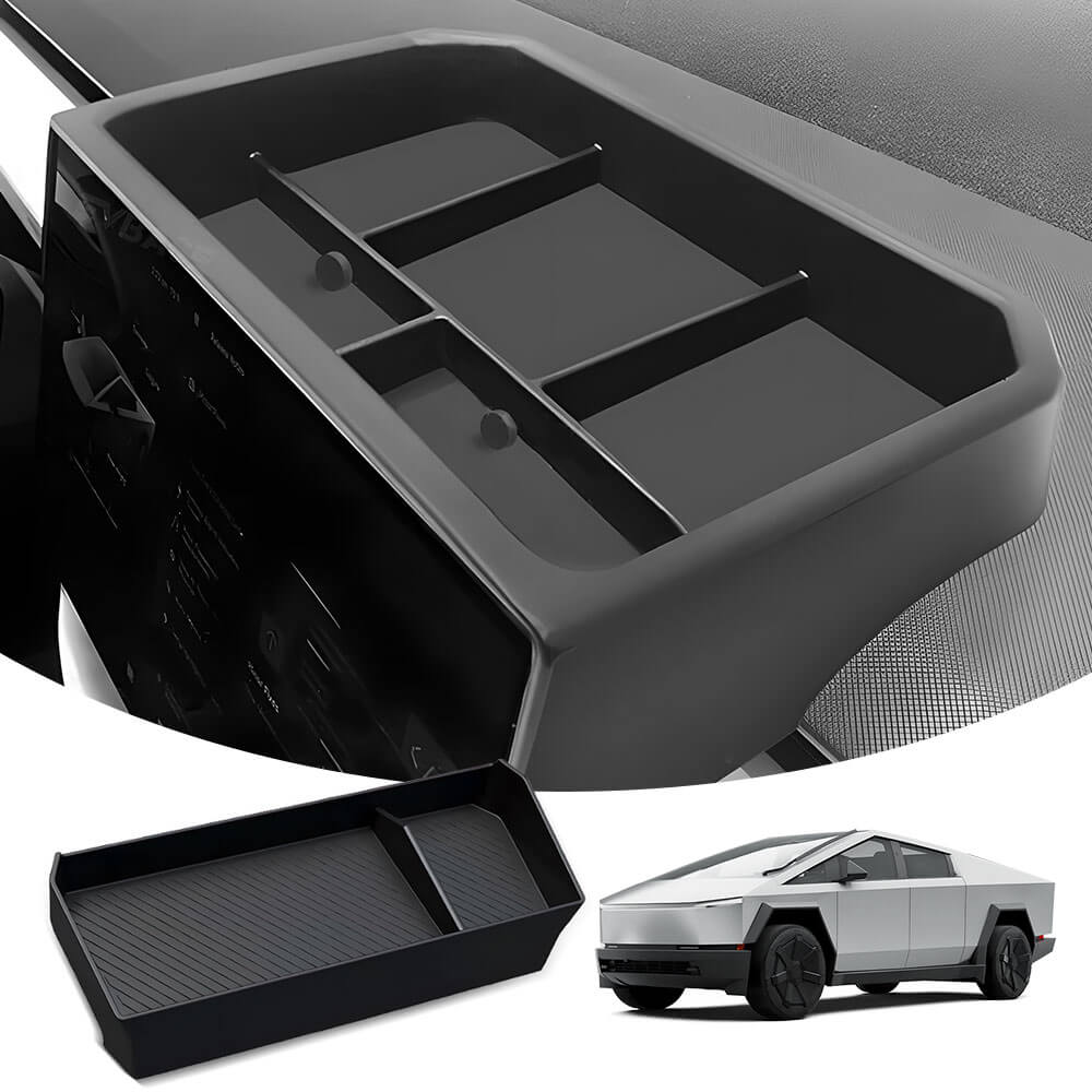 EVAAM® Silicone Screen Storage Box Dash Organizer for Cybertruck - EVAAM