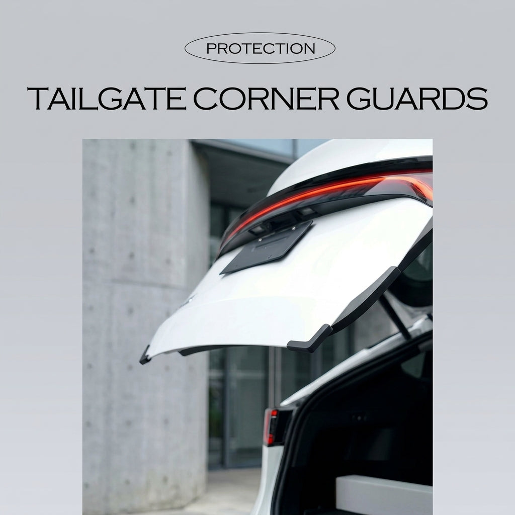 EVAAM® Silicone Tailgate Corner Guards for Tesla Model Y Juniper 2025+ (4PCS)