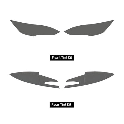 EVAAM® Smoked TPU Full Headlight Taillight Protection For Tesla Model S(2021-2023) - EVAAM