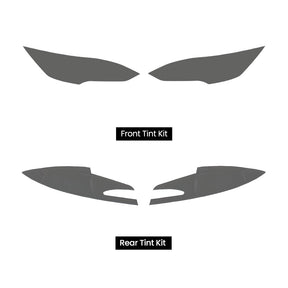 EVAAM® Smoked TPU Full Headlight Taillight Protection For Tesla Model S(2021-2023) - EVAAM