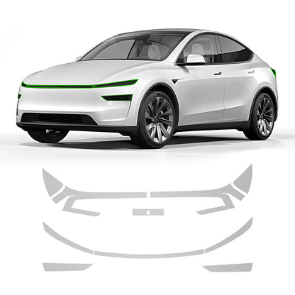 EVAAM® Smoked Tint TPU Headlight and Taillight Protection Film for Tesla Model Y Juniper 2025+ - EVAAM