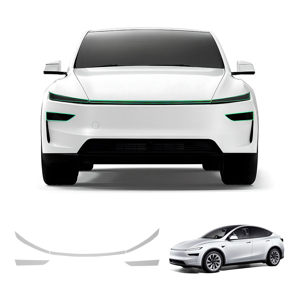 EVAAM® Smoked Tint TPU Headlight and Taillight Protection Film for Tesla Model Y Juniper 2025+ - EVAAM