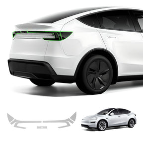 EVAAM® Smoked Tint TPU Headlight and Taillight Protection Film for Tesla Model Y Juniper 2025+
