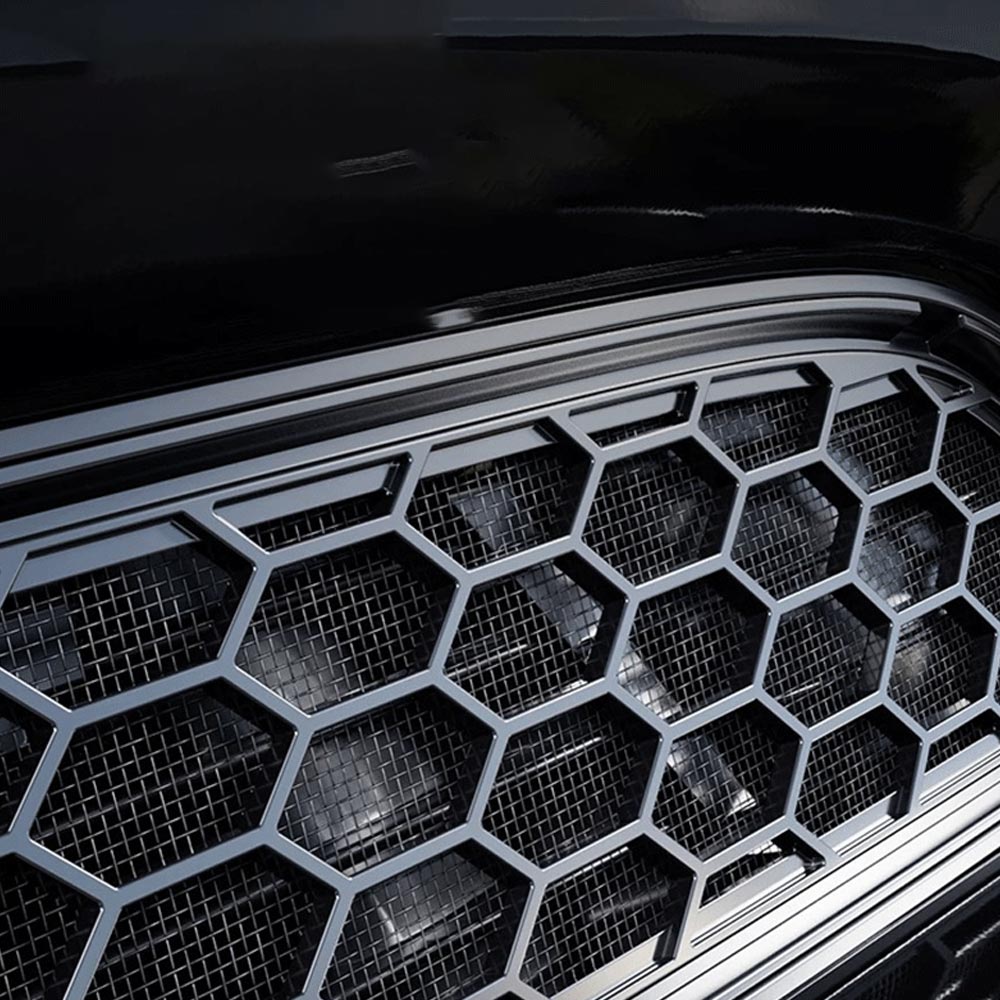 EVAAM® Split Front Bumper Protective Mesh Grill Panel for Tesla Model Y Juniper 2025+ - EVAAM