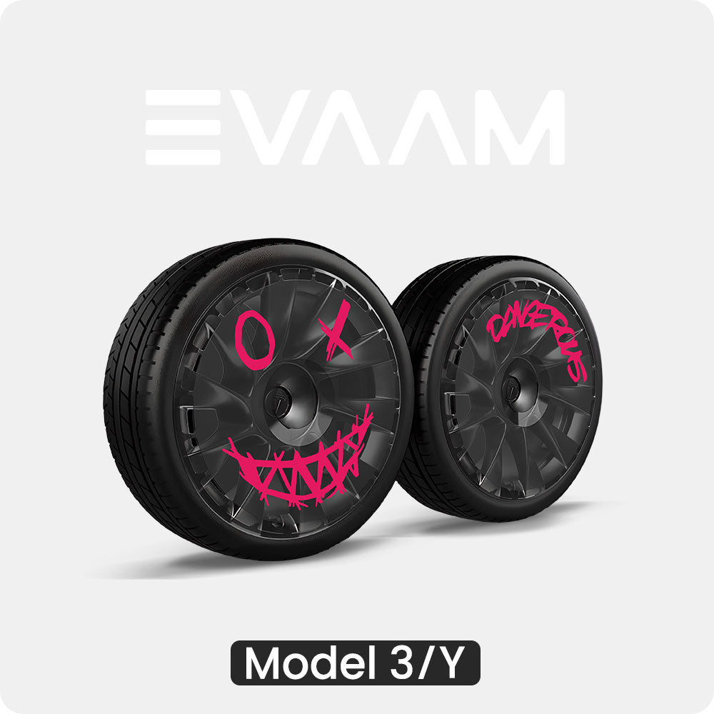 EVAAM® Stylish Wheel Hubcap For Tesla Model 3/Y (4 PCS)