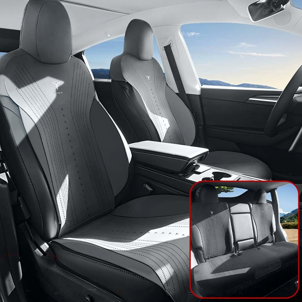 EVAAM® Suede Breathable Seat Cushion For Tesla Model 3/Y - EVAAM