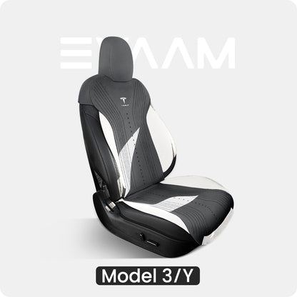 EVAAM® Suede Breathable Seat Cushion For Tesla Model 3/Y - EVAAM