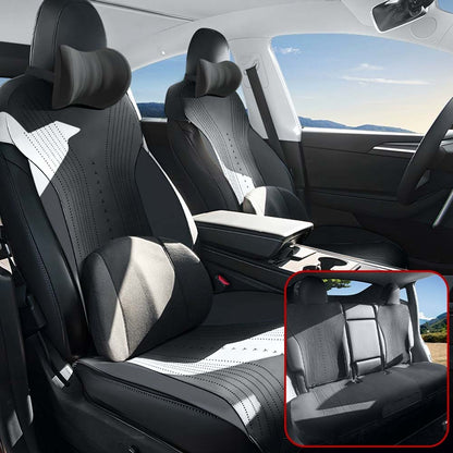 EVAAM® Suede Breathable Seat Cushion For Tesla Model 3/Y - EVAAM
