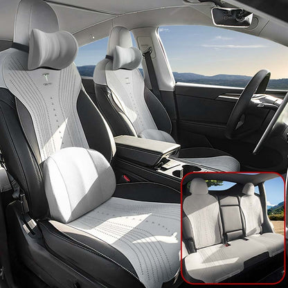 EVAAM® Suede Breathable Seat Cushion For Tesla Model 3/Y - EVAAM