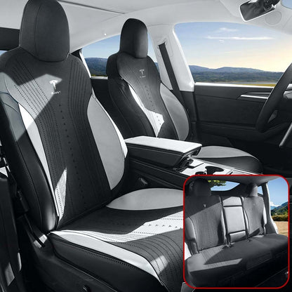 EVAAM® Suede Breathable Seat Cushion For Tesla Model 3/Y - EVAAM