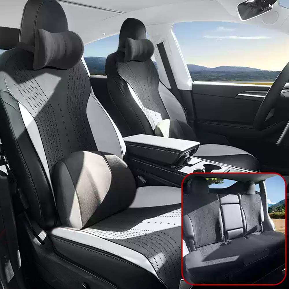 EVAAM® Suede Breathable Seat Cushion For Tesla Model 3/Y - EVAAM