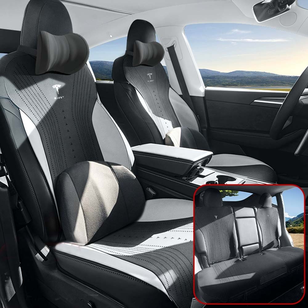 EVAAM® Suede Breathable Seat Cushion For Tesla Model 3/Y