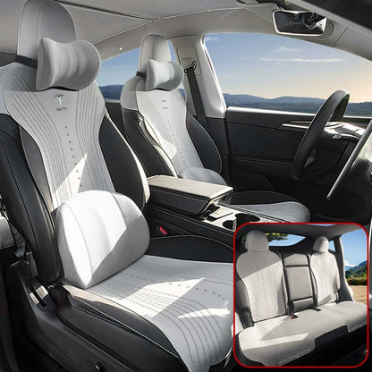 EVAAM® Suede Breathable Seat Cushion For Tesla Model 3/Y - EVAAM