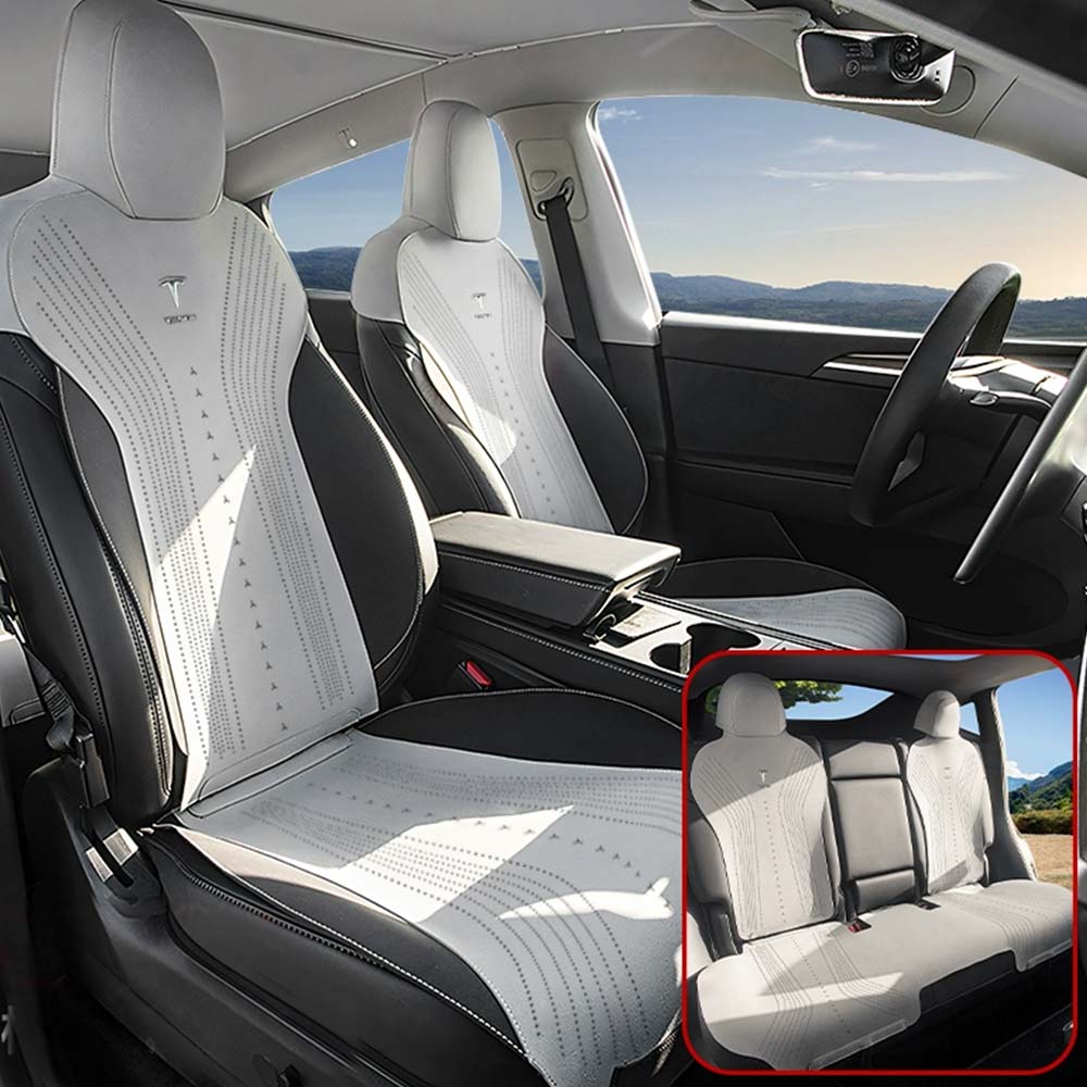 EVAAM® Suede Breathable Seat Cushion For Tesla Model 3/Y