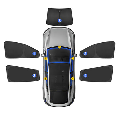 EVAAM® Sunshade Privacy Window Shade for Tesla Model Y Juniper 2025+ - EVAAM