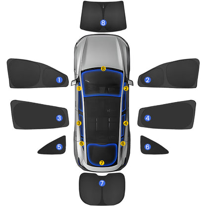 EVAAM® Sunshade Privacy Window Shade for Tesla Model Y Juniper 2025+ - EVAAM