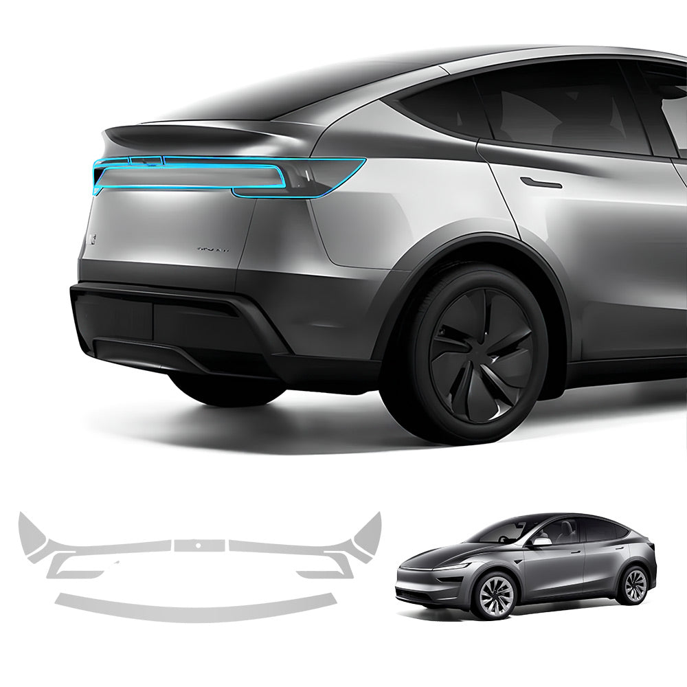 EVAAM® TPU Pre-Cut Invisible Full Car Paint Protection Film (PPF) for Tesla Model Y Juniper 2025+