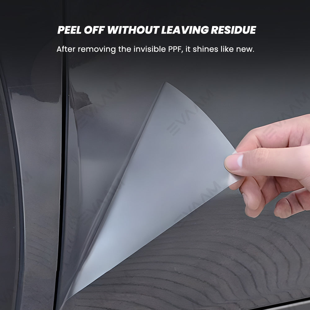 EVAAM® TPU Pre-Cut Invisible Full Car Paint Protection Film (PPF) for Tesla Model Y Juniper 2025+