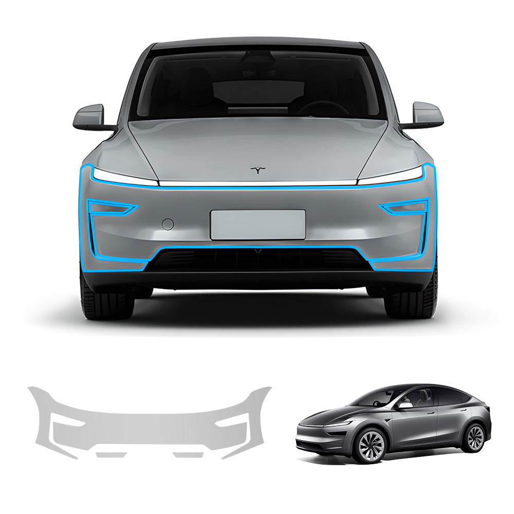 EVAAM® TPU Pre-Cut Invisible Full Car Paint Protection Film (PPF) for Tesla Model Y Juniper 2025+