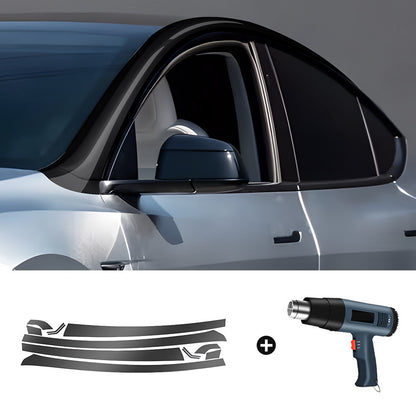 EVAAM® TPU Roof Pillar Delete Wrap for Tesla Model Y Juniper 2025+ - EVAAM