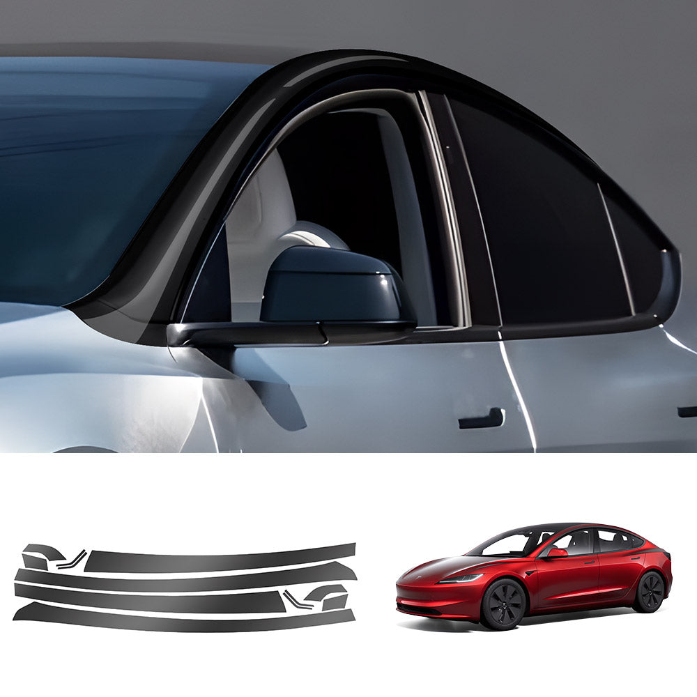 EVAAM® TPU Roof Pillar Delete Wrap for Tesla Model Y Juniper 2025+