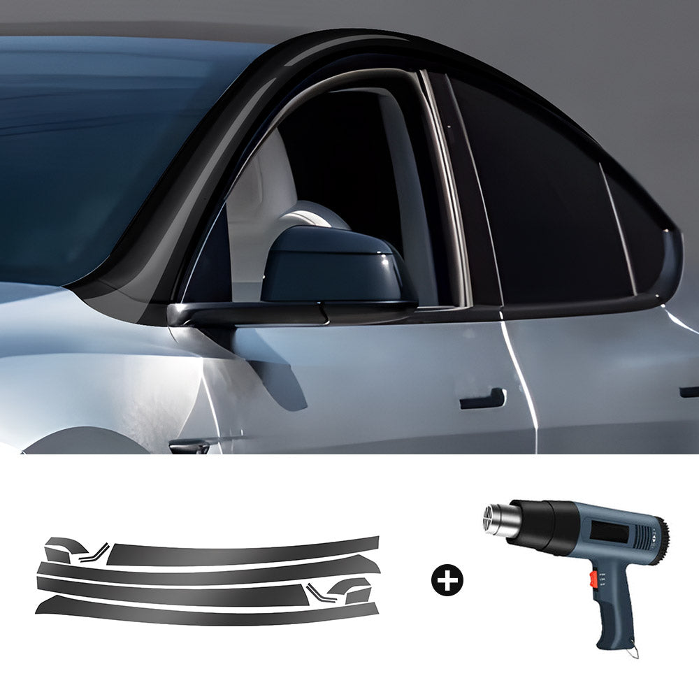 EVAAM® TPU Roof Pillar Delete Wrap for Tesla Model Y Juniper 2025+