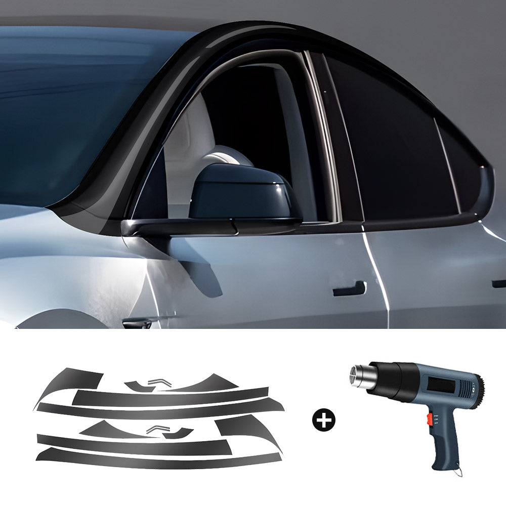 EVAAM® TPU Roof Pillar Delete Wrap for Tesla Model Y Juniper 2025+