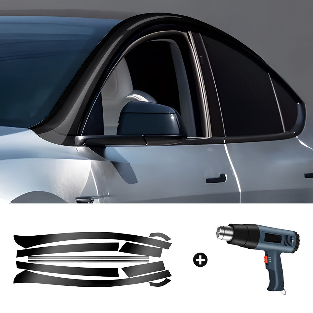 EVAAM® TPU Roof Pillar Delete Wrap for Tesla Model Y Juniper 2025+