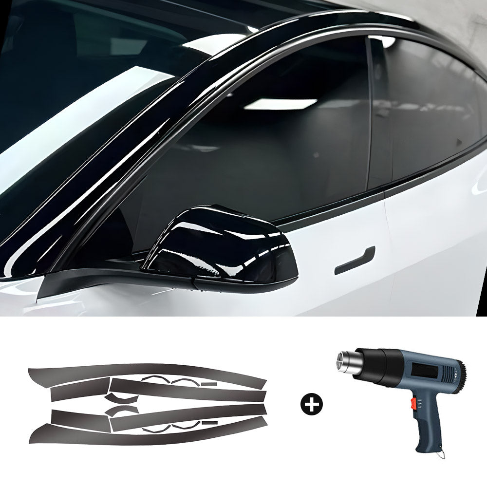 EVAAM® TPU Roof Pillar Delete Wrap for Tesla Model Y Juniper 2025+