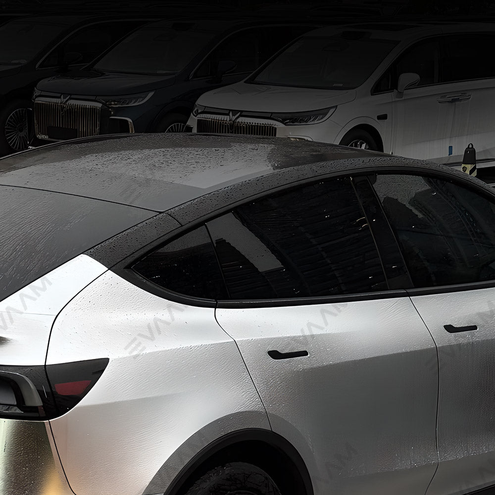 EVAAM® TPU Roof Pillar Delete Wrap for Tesla Model Y Juniper 2025+