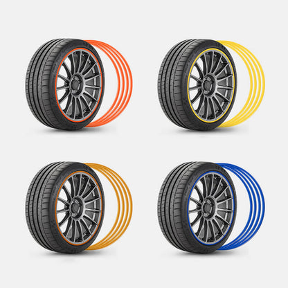 EVAAM® UPGRADE! Aluminum Alloy Wheel Rim Protector for All Brand Vehicles (4 PCS)