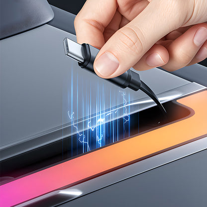 EVAAM® USB HUB Center Console Adapter Docking Station With Ambient Light for Model Y Juniper/Model 3 Highland - EVAAM