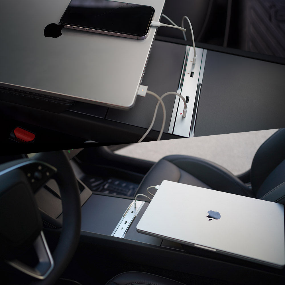 EVAAM® USB Hub Central Control Expansion Dock For Model 3 Highland & Model Y Juniper - EVAAM