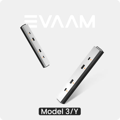 EVAAM® USB Hub Central Control Expansion Dock For Model 3 Highland & Model Y Juniper - EVAAM