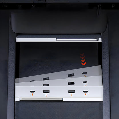 EVAAM® USB Hub Central Control Expansion Dock For Model 3 Highland & Model Y Juniper - EVAAM