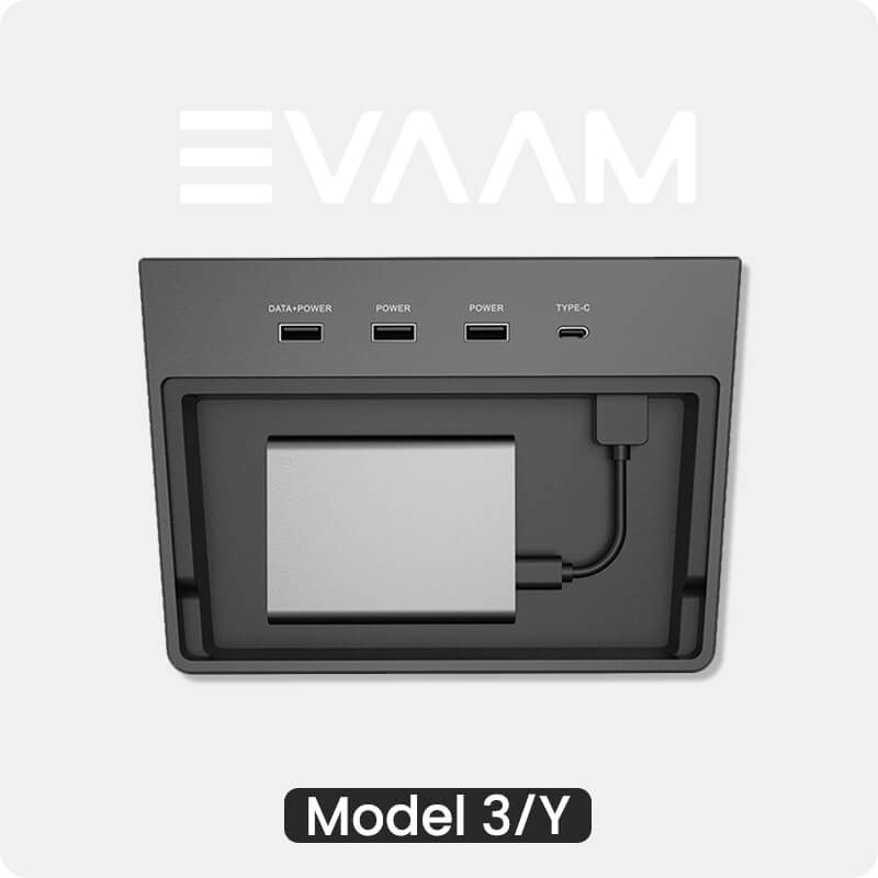 EVAAM™ USB Hub for Model 3 2017-2020 Accessories - EVAAM