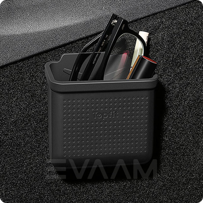 Velco Storage Racks EVAAM® Velcro Stick Storage Organizer Box for Tesla Model 3/Y (2017 ...