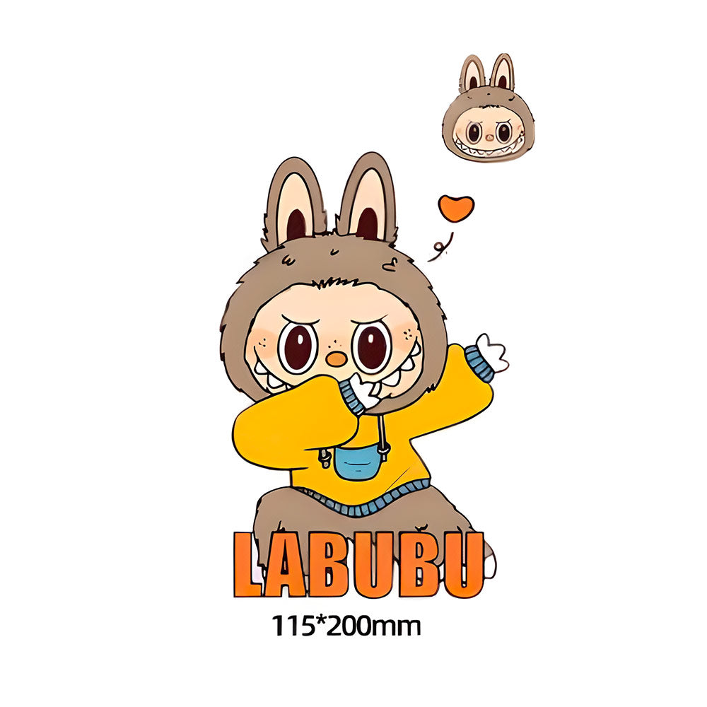EVAAM® Waterproof Labubu Car Decal Sticker - Fits All Cars - EVAAM