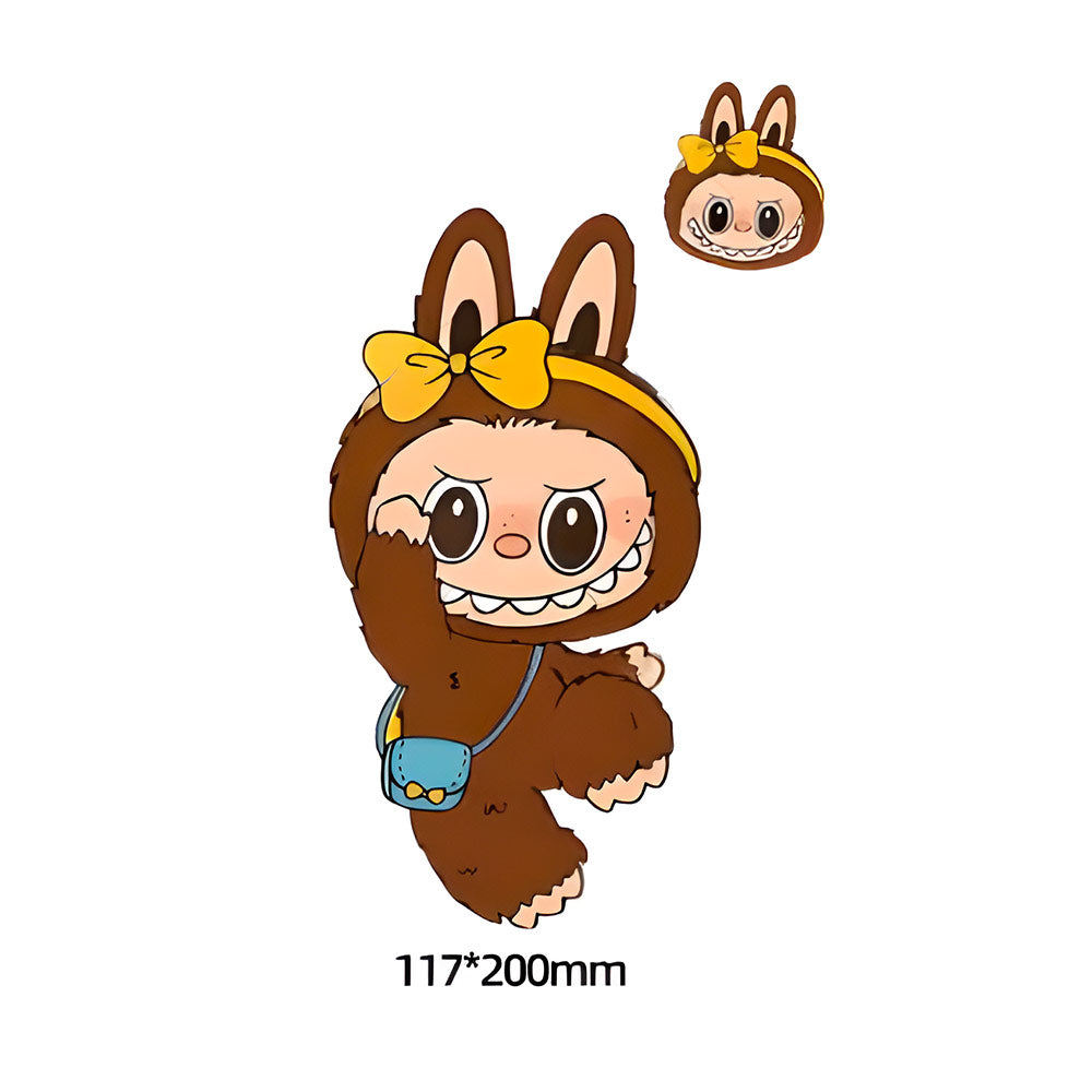 EVAAM® Waterproof Labubu Car Decal Sticker - Fits All Cars - EVAAM