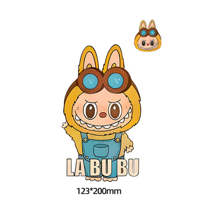 EVAAM® Waterproof Labubu Car Decal Sticker - Fits All Cars - EVAAM